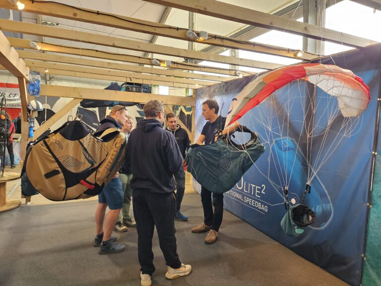 photo of the Supair stand at the Coupe Icare 2024