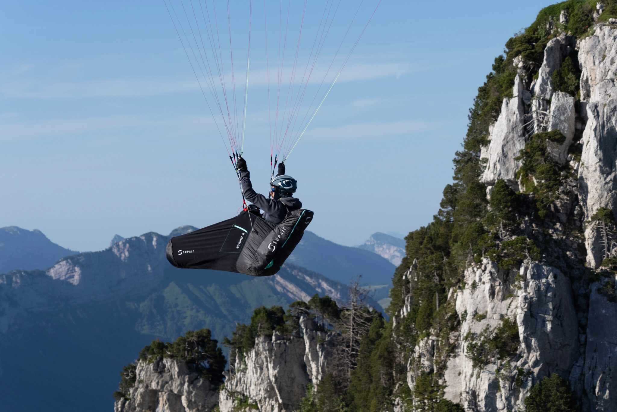 photo de la sellette STRIKE2 en vol