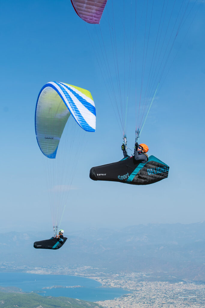 Photo des delight4 et Delight4 sport en vol