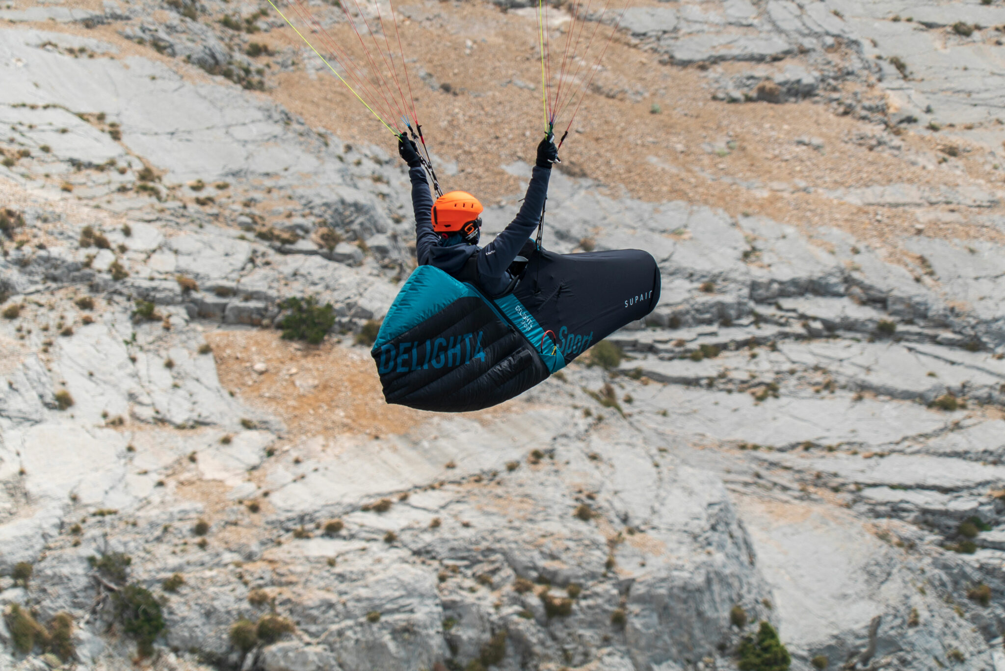 Photo de la Delight4 sport en vol
