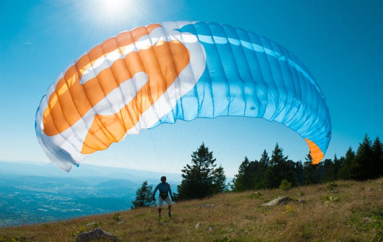 Première version de la voile montagne ultra-légère EIKO