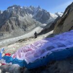 Fotos von Hugues Bonnel beim Start unter dem Marchand de Sable