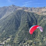 Flug im Vallée Blanche, um mit dem Leaf3 nach Chamonix zu fahren
