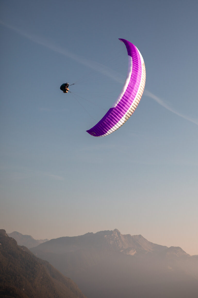 supair step X und EVO LITE 2 in Flug