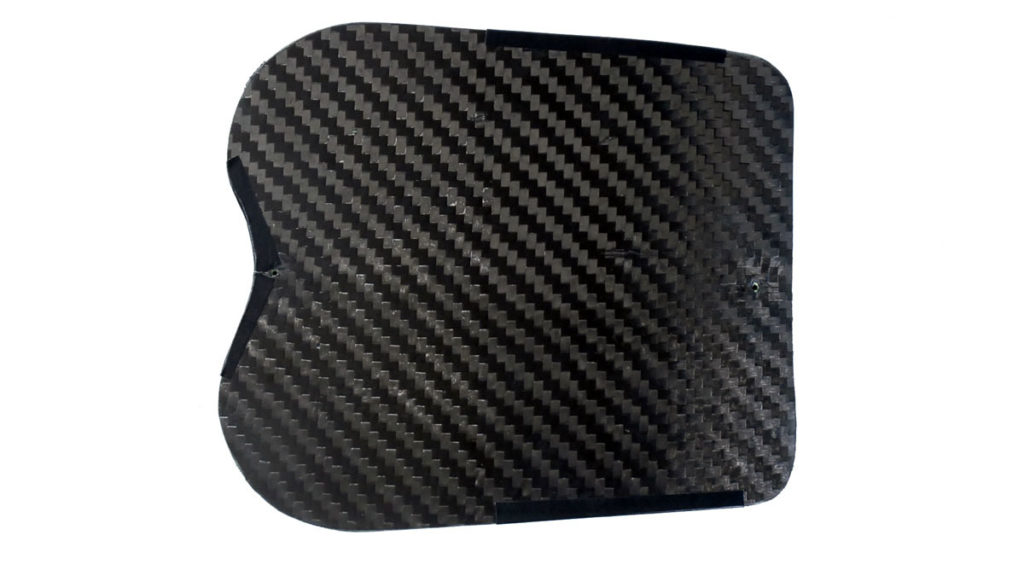 Front view of the carbon xc steaplates