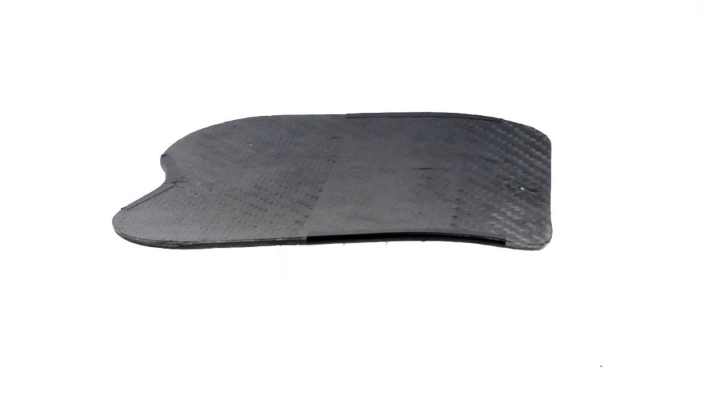 Side view of the carbon xc seatplates