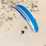photo de la voile Supair Step X couleur ocean à la dune du Pyla