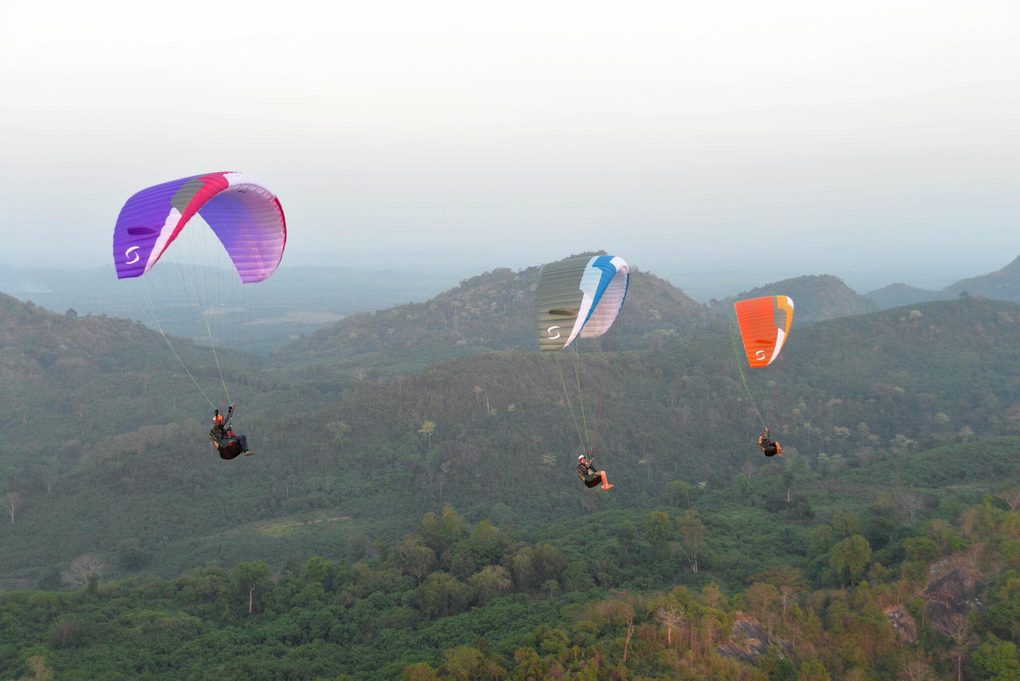Photo of glider from paraglider beginner SUPAIR EONA 4