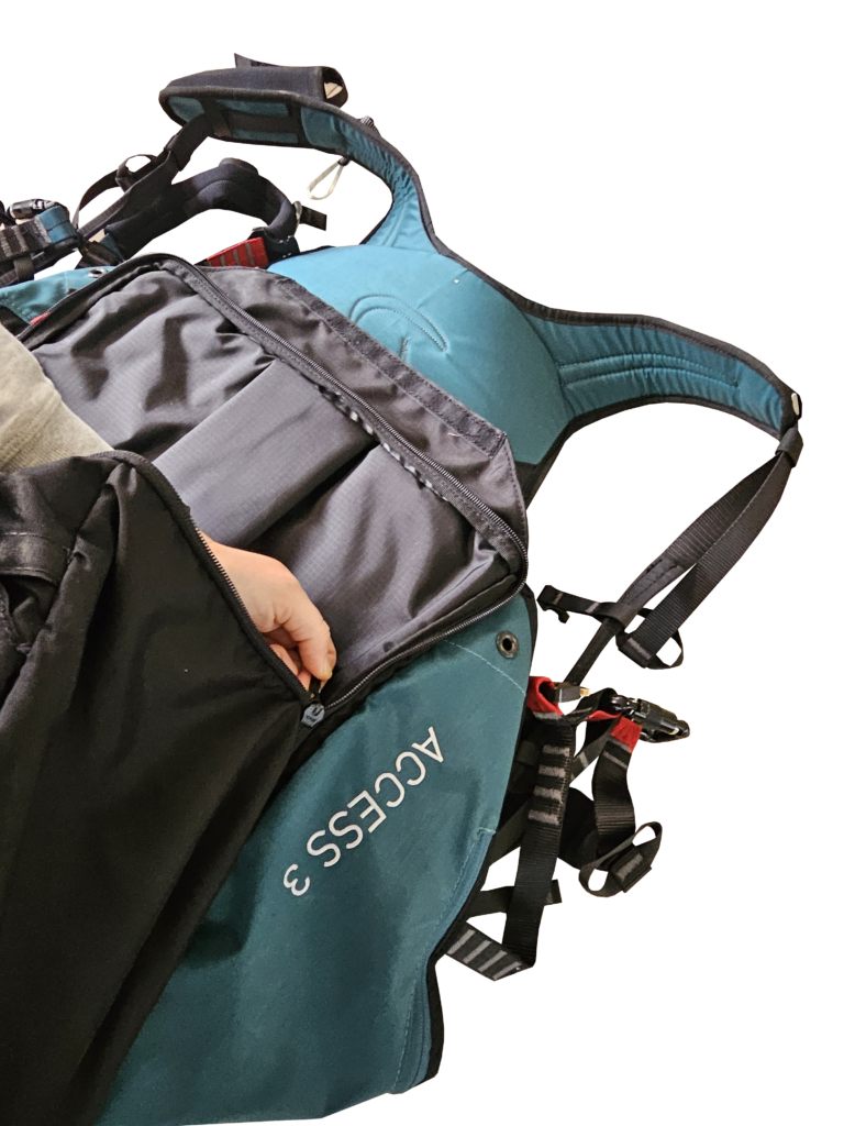 Photo de la protection interchangeable de la sellette école ACCESS3