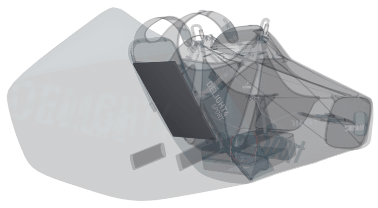 Plaque de protection dorsale DELIGHT 4 sport