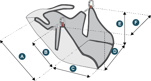 schéma générale des dimensions de la sellette