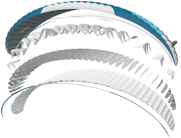 design 3D of the glider Supair EONA4