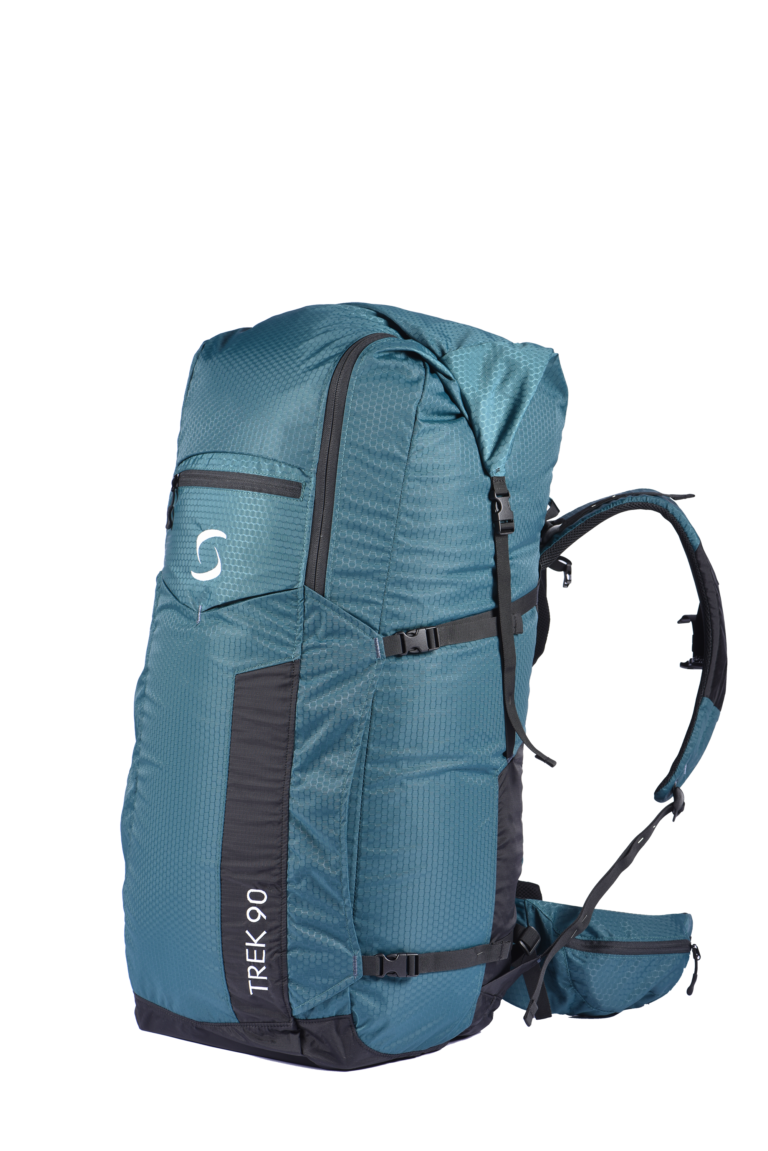 Sac de portage TREK2 90L en vue d'ensemble